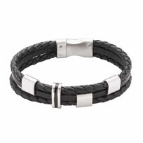 Energetix vpadljiva zapestnica z elementi iz nerjavečega jekla