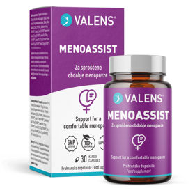 Slika Valens MenoAssist Natur za ženske v obdobju menopavze, 30 kapsul