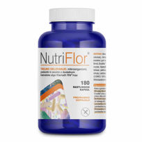 Slika NutriFlor mikroorganizmi in prebiotik s klamatskimi algami, 180 kapsul