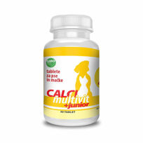 Slika Calcimultivit + Junior tablete za pse in mačke, 50 tablet