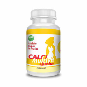 Slika Calcimultivit + Junior tablete za pse in mačke, 50 tablet