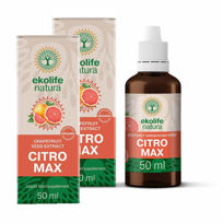 Slika Citro Max ekstrakt grenivkinih pečk, 2x 50 mL