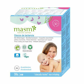 Slika Masmi prsne bombažne blazinice, 30 blazinic