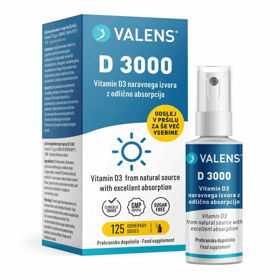 Slika Valens D 3000 ustno pršilo, 25 mL