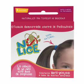 Slika No-Lice gumice za lase z eteričnimi olji, 2 gumici