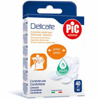 Slika PiC Delicate Mix antibakterijski obliž, 40 obližev