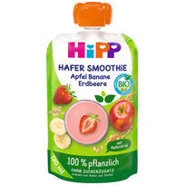 Slika HiPP Hippis Smoothie z ovsom - jabolko-banana-jagoda, 120 mL
