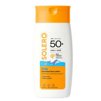 Slika Solero Kids Sensitive Sun losjon z ZF50+, 200 mL