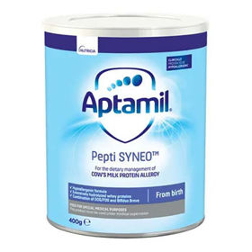 Slika Aptamil Pepti Syneo - za prehransko uravnavanje alergije pri dojenčkih, 400 g