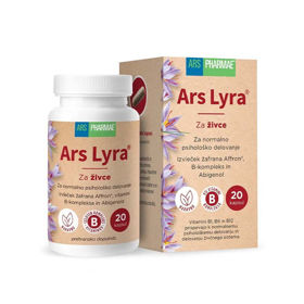 Slika Ars Pharmae Ars Lyra naravno dopolnilo, 20 kapsul
