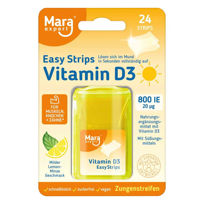 Slika Mara Expert vitamin D3 lističi za na jezik - limona in meta, 24 lističev