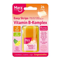Slika Mara Expert vitamin B-komplex lističi za na jezik - limona in meta, 24 lističev