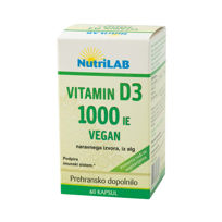 Slika Nutrilab veganski D3, 60 kapsul